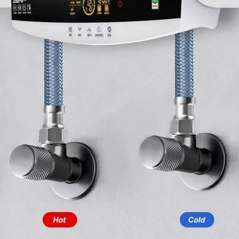 Toilet Fill Valve - 4 Points Faucet Inlet Valve G1/2