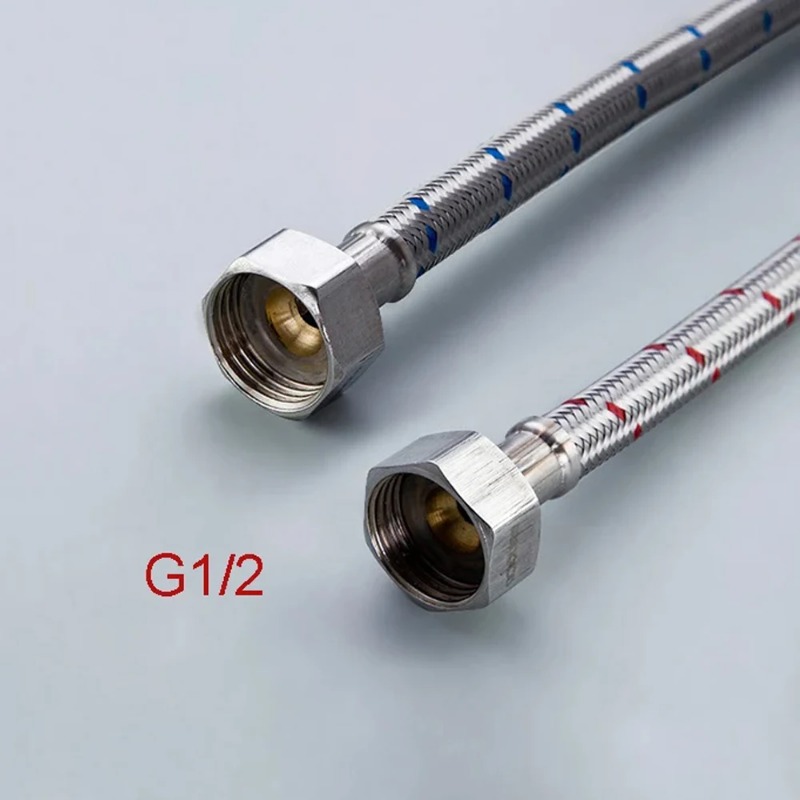 2PCS 60cm Flexible Plumbing Pi - Flexible Hose Braided บทวิจารณ์และราคา