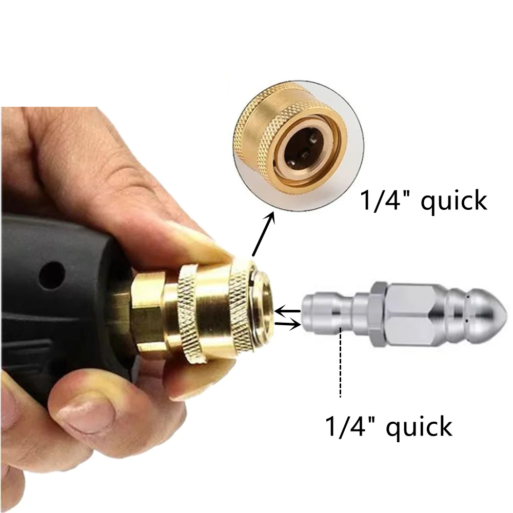 Water Jet High Pressure Spraye - Drain Pipe Clip บทวิจารณ์และราคา