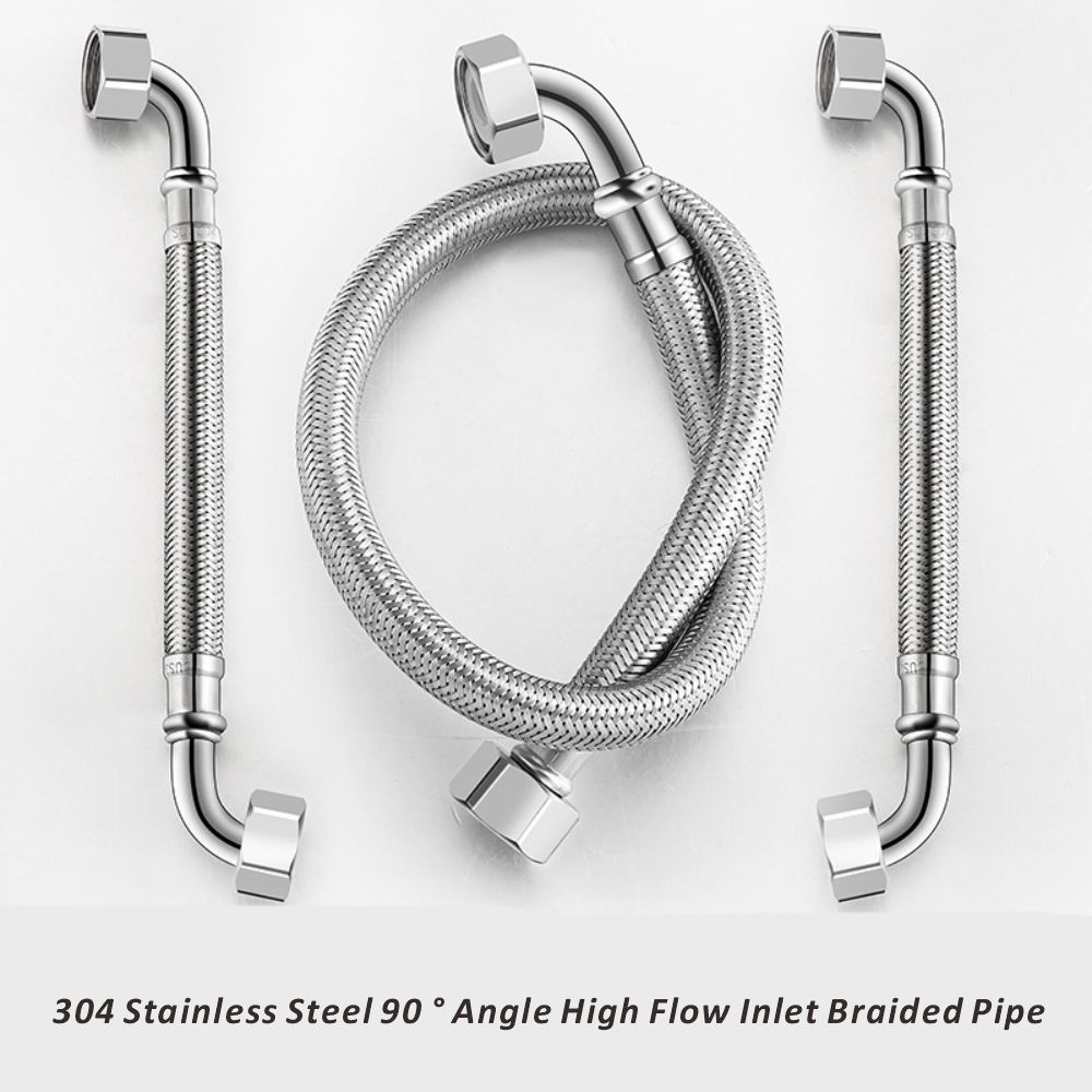New 90° Bend Pipe Pipe Toilet  - Flexible Hose Braided บทวิจารณ์และราคา