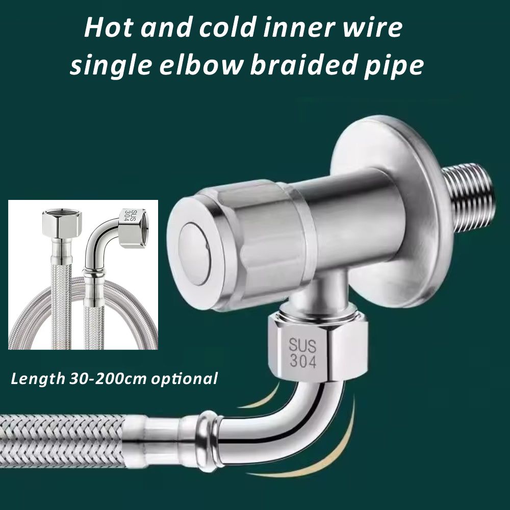 New 90° Bend Pipe Pipe Toilet  - Flexible Hose Braided บทวิจารณ์และราคา