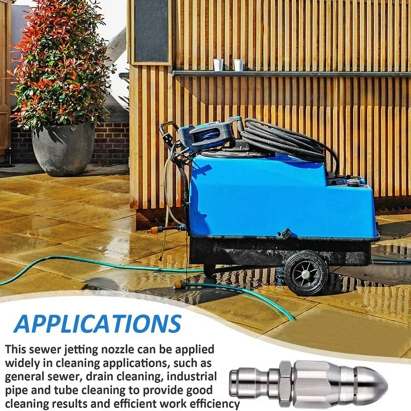 Water Jet High Pressure Spraye - Drain Pipe Clip บทวิจารณ์และราคา