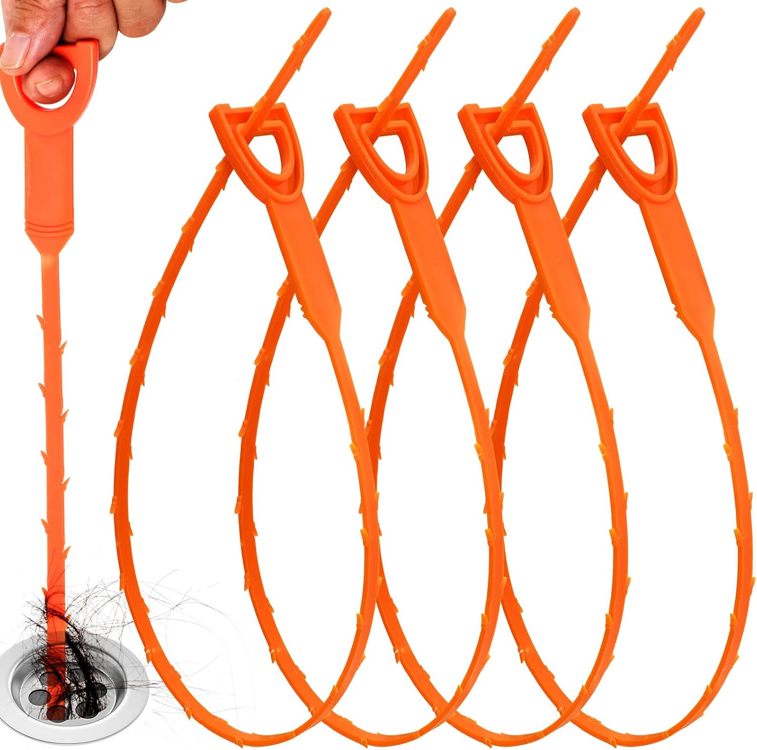 4-Pack 20-Inch Drain Snake, Fl - Drain Snake Flexible บทวิจารณ์และราคา