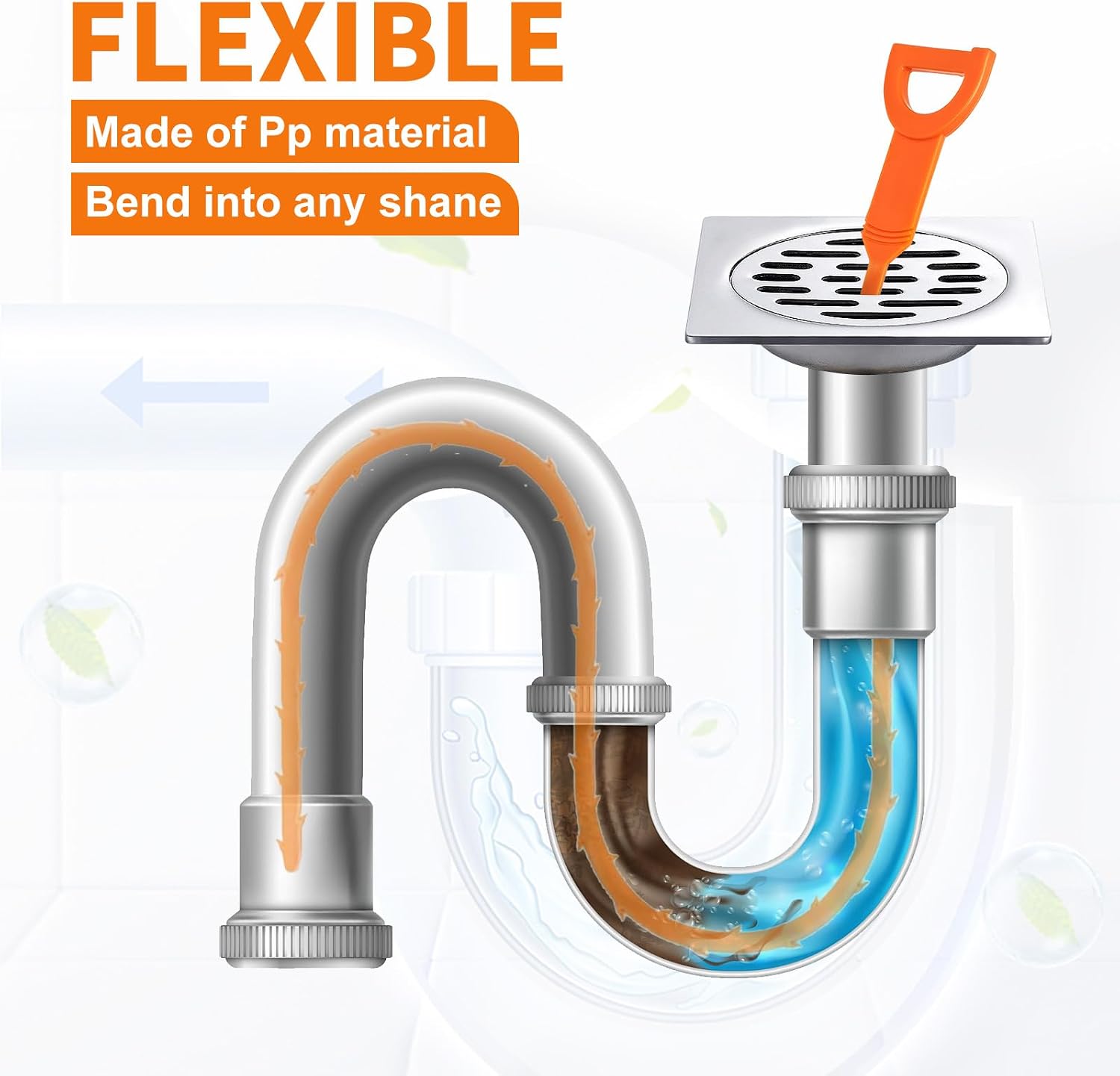 4-Pack 20-Inch Drain Snake, Fl - Drain Snake Flexible บทวิจารณ์และราคา