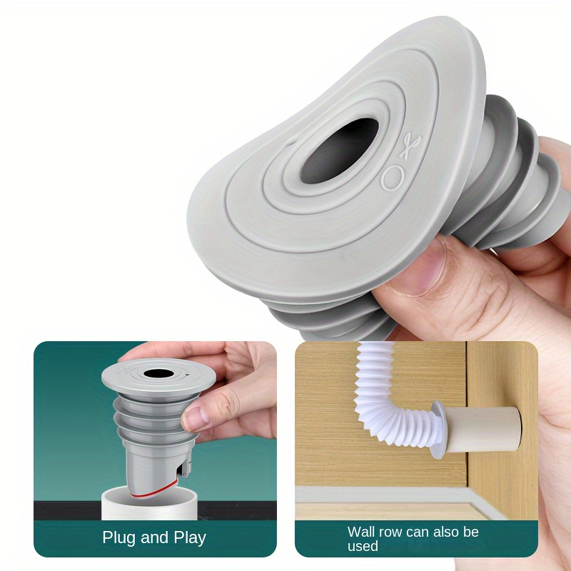 1PC Silicone Floor Drain Seal  - Drain Pipe Clip บทวิจารณ์และราคา