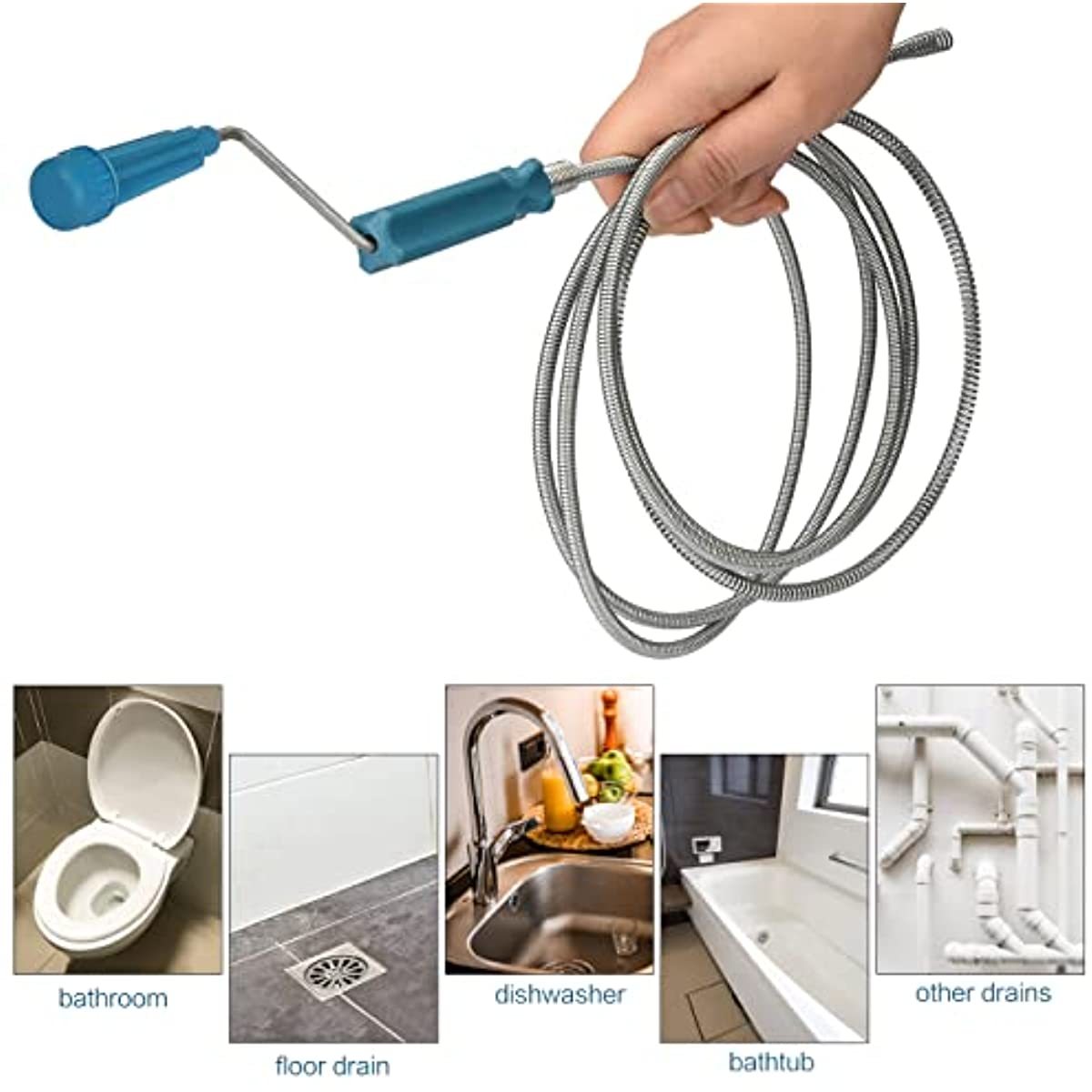 Telescopic Handle Flexible Ste - Drain Snake Flexible บทวิจารณ์และราคา