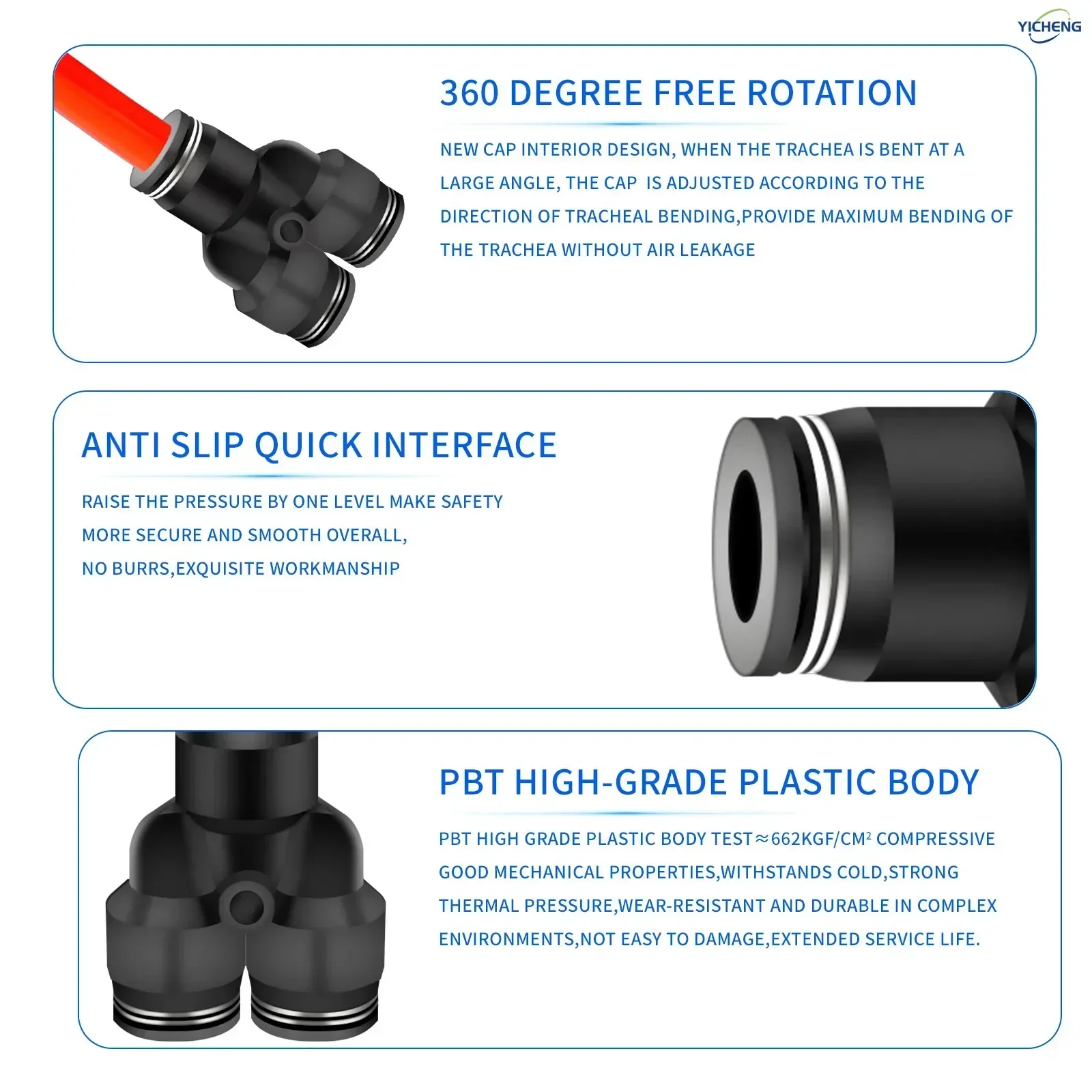 PNEUMATIC Hose Connector 6MM O - Push Fit Connector บทวิจารณ์และราคา
