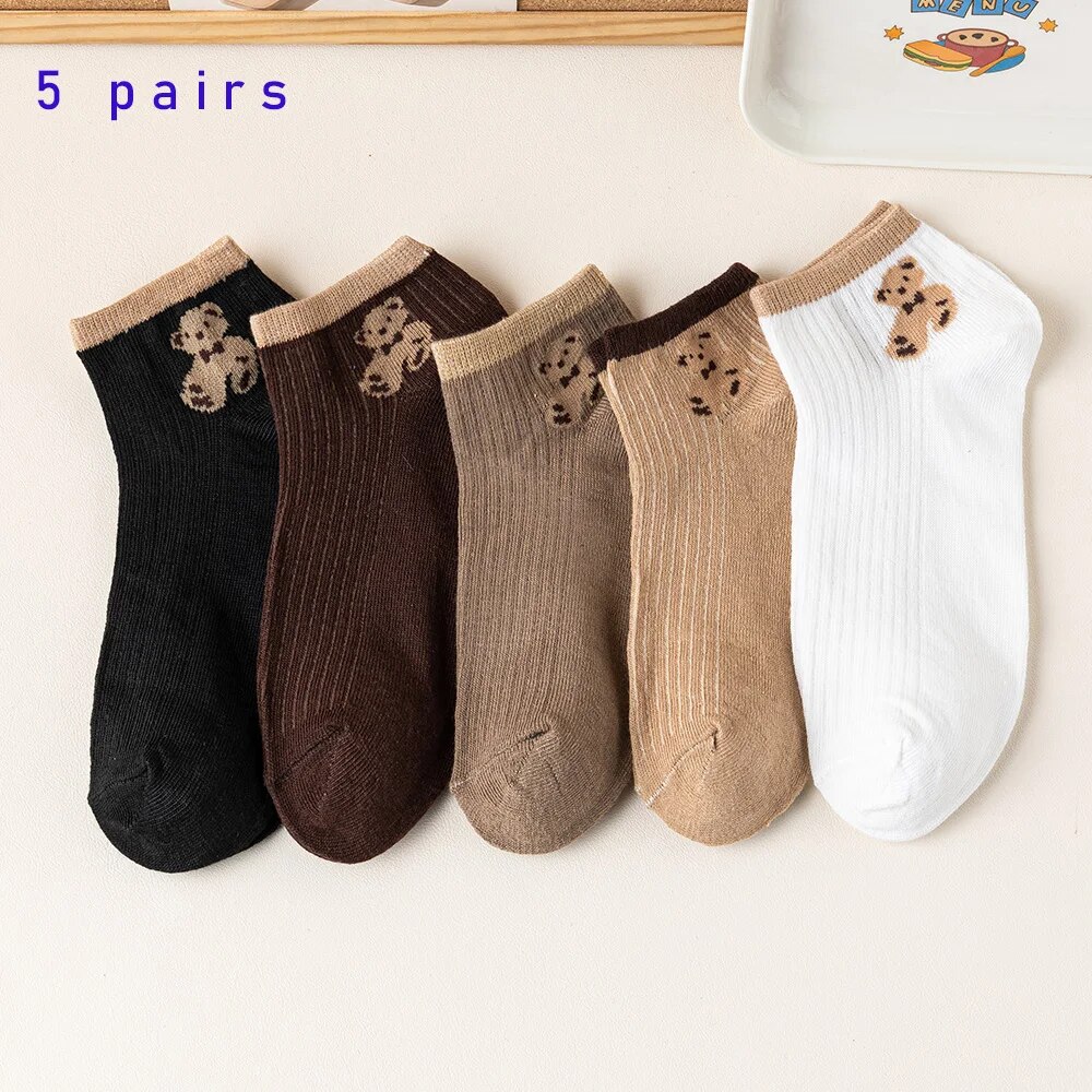 5 Pairs of Cute Teddy Bear WOM - Pipe Bending Spring บทวิจารณ์และราคา
