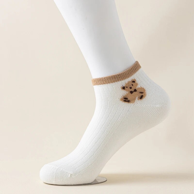 5 Pairs of Cute Teddy Bear WOM - Pipe Bending Spring บทวิจารณ์และราคา