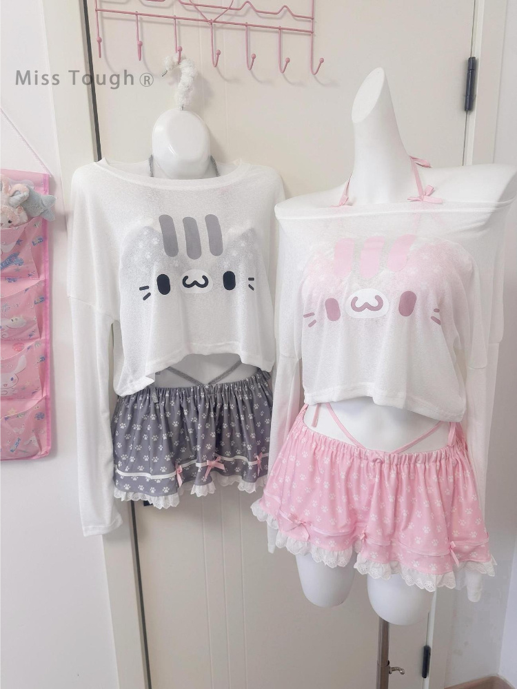 Women Y2K Two Piece Set Butter - Pipe Bending Spring บทวิจารณ์และราคา