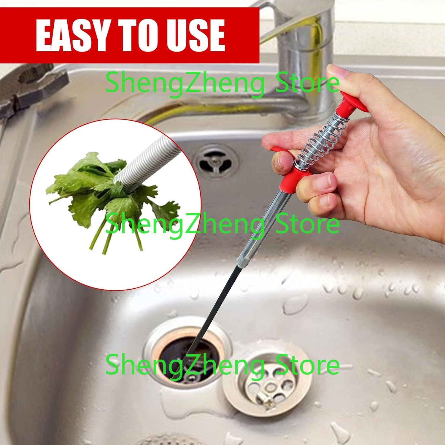 1Pcs Drain Snake Hair Drain Cl - Drain Snake Flexible บทวิจารณ์และราคา