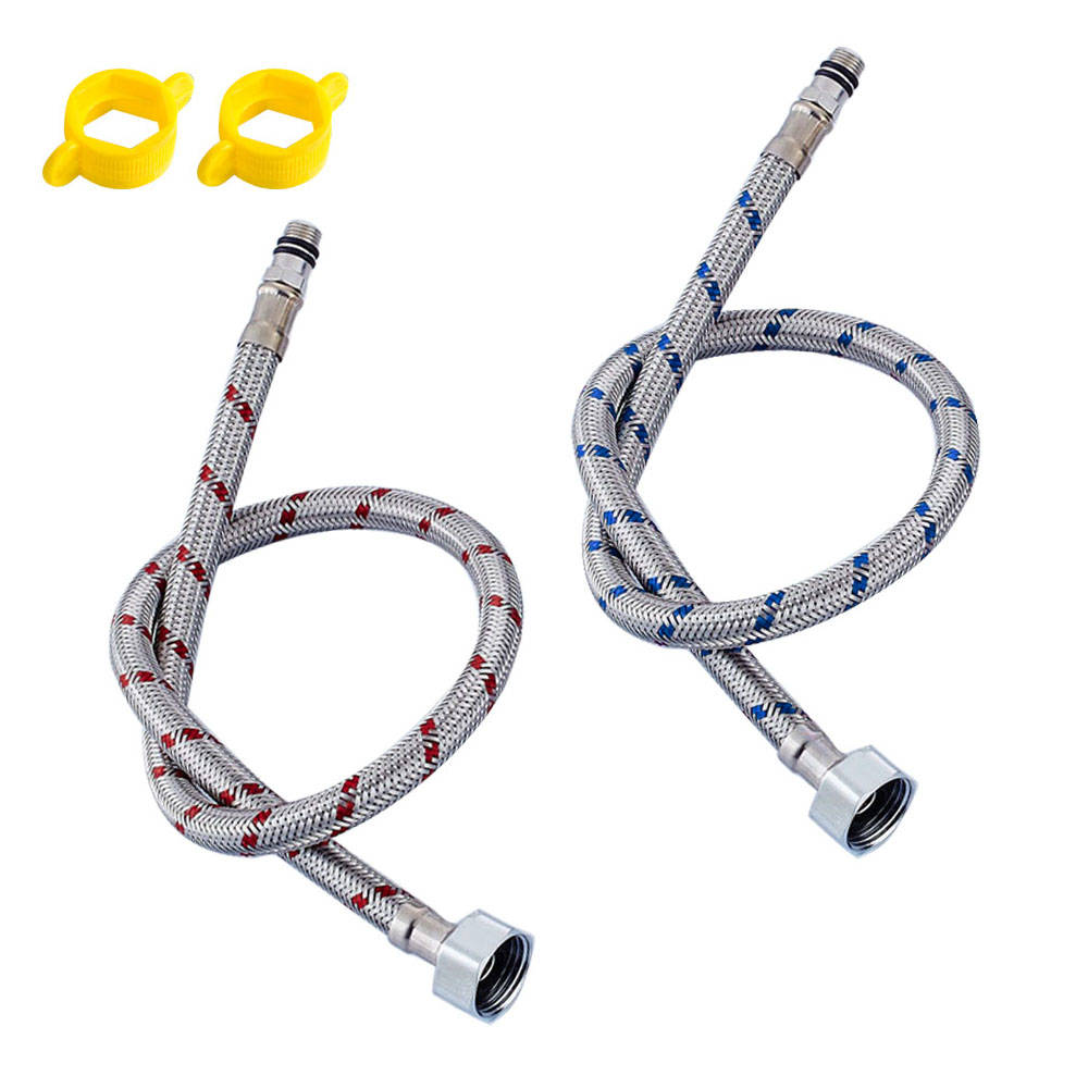G1/2 G3/8 G9/16 50cm 1 pair St - Flexible Hose Braided บทวิจารณ์และราคา