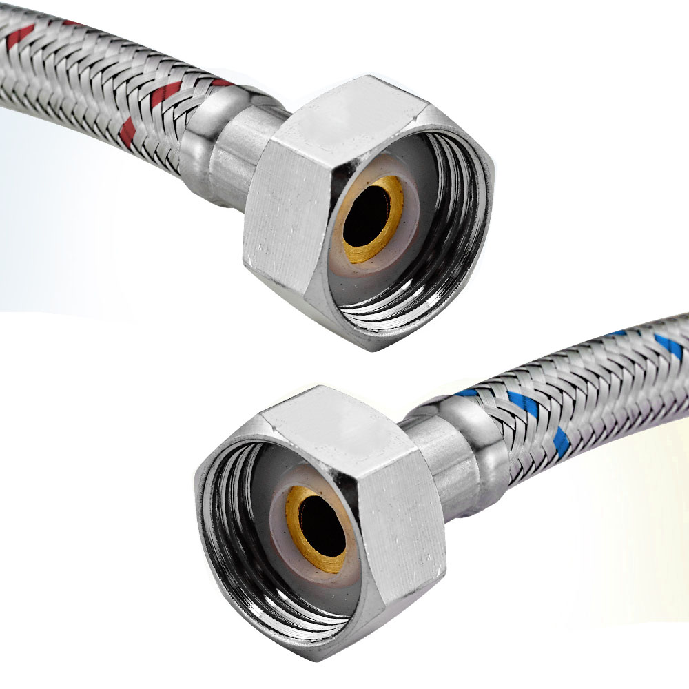 G1/2 G3/8 G9/16 50cm 1 pair St - Flexible Hose Braided บทวิจารณ์และราคา