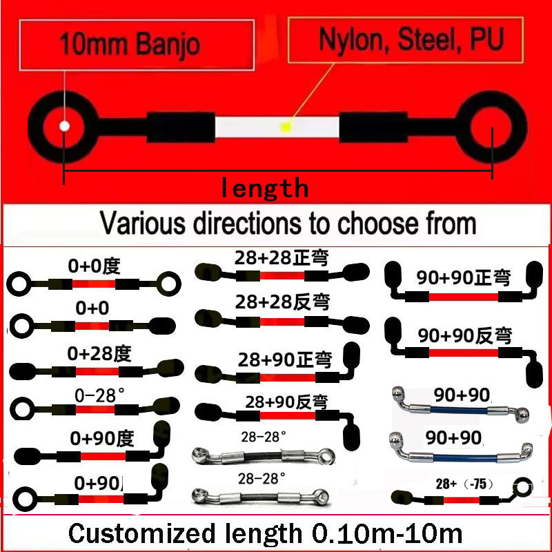 AN3 Moto Hydraulic Stainless S - Ptfe Tape Thread บทวิจารณ์และราคา