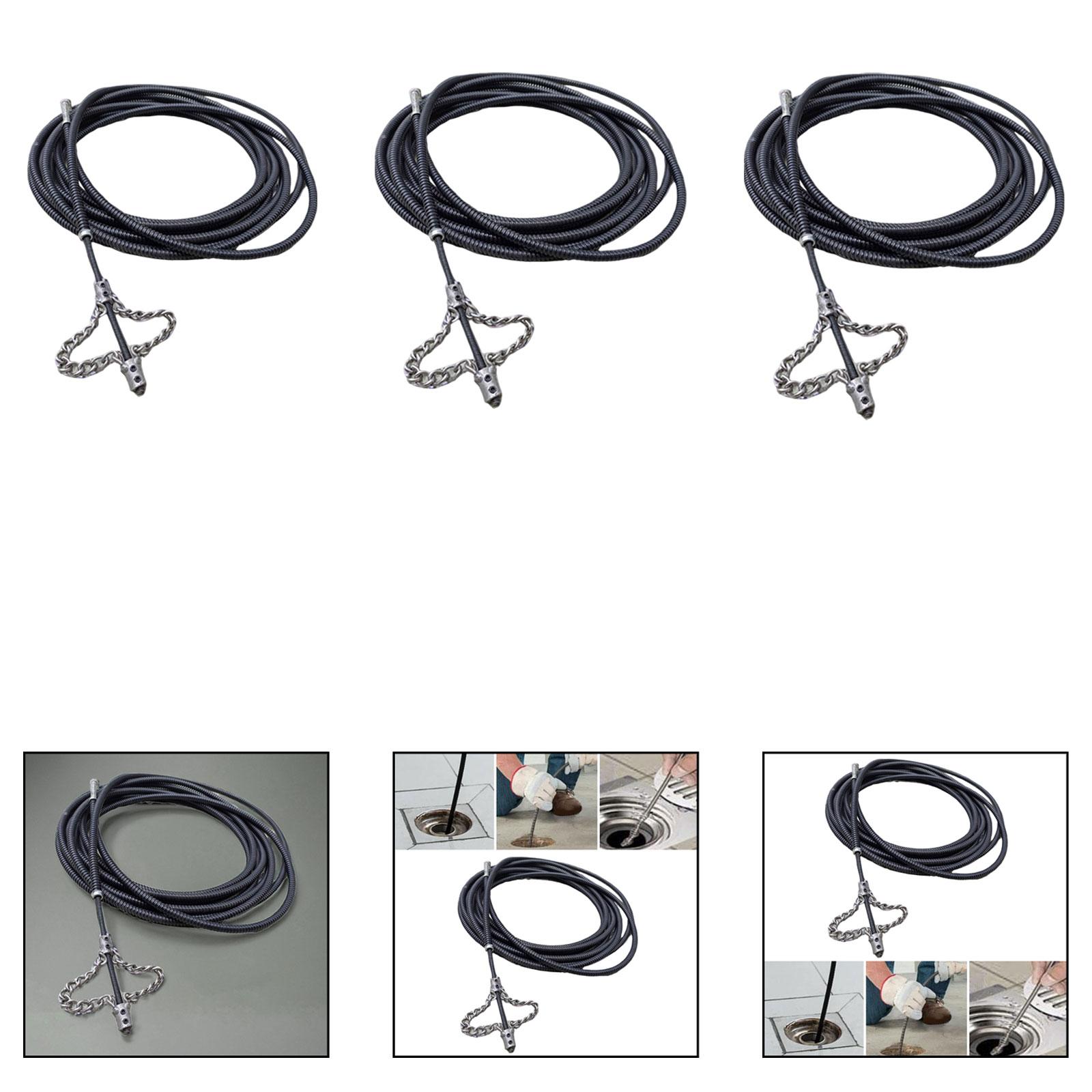 Plumbing Snake Metal Drain Cle - Drain Snake Flexible บทวิจารณ์และราคา