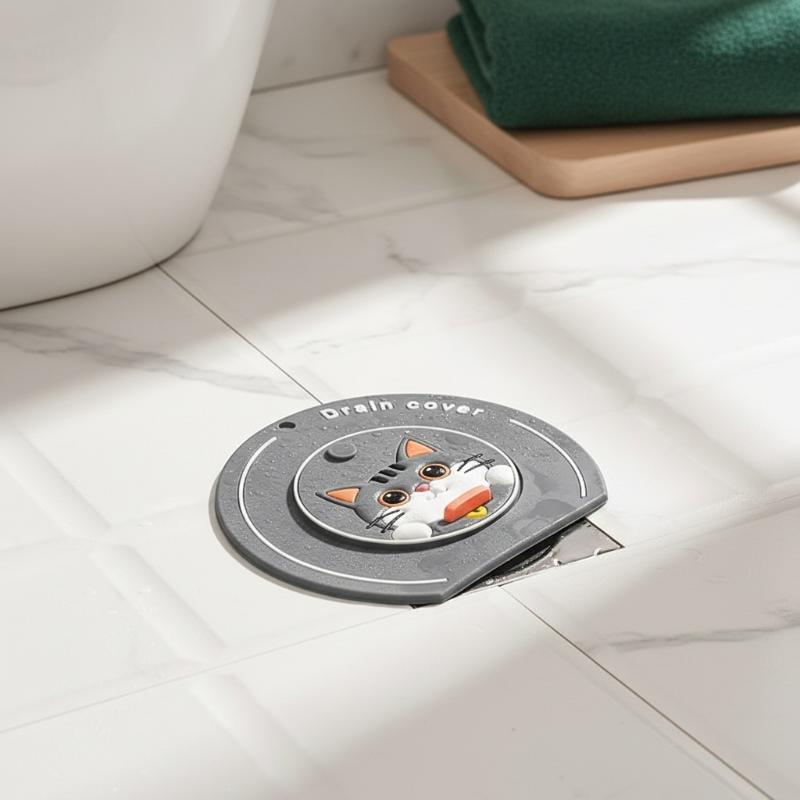 Floor Drain Cover Reusable Dra - Drain Pipe Clip บทวิจารณ์และราคา