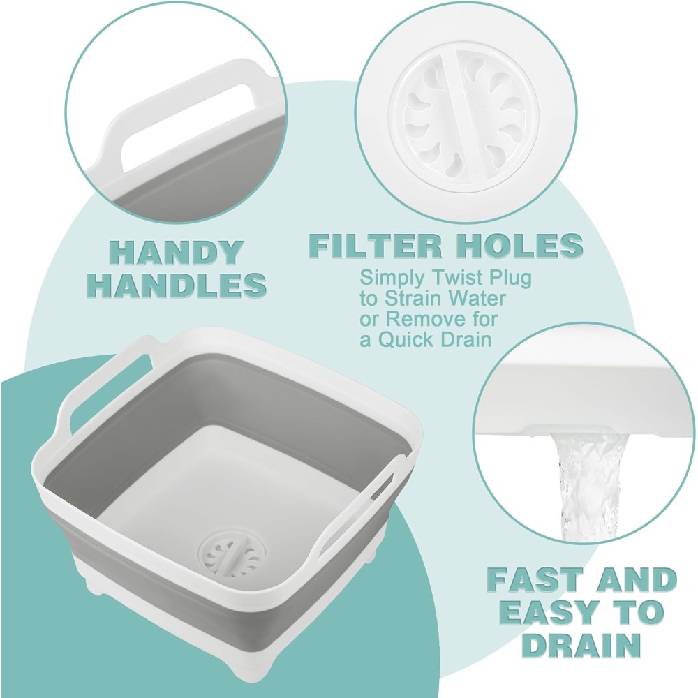Dishpan for Washing Dishes, Dr - Drain Pipe Clip บทวิจารณ์และราคา