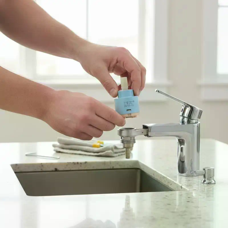 1Pcs Plastic Ceramic Cartridge - Basin Mixer Cartridge บทวิจารณ์และราคา