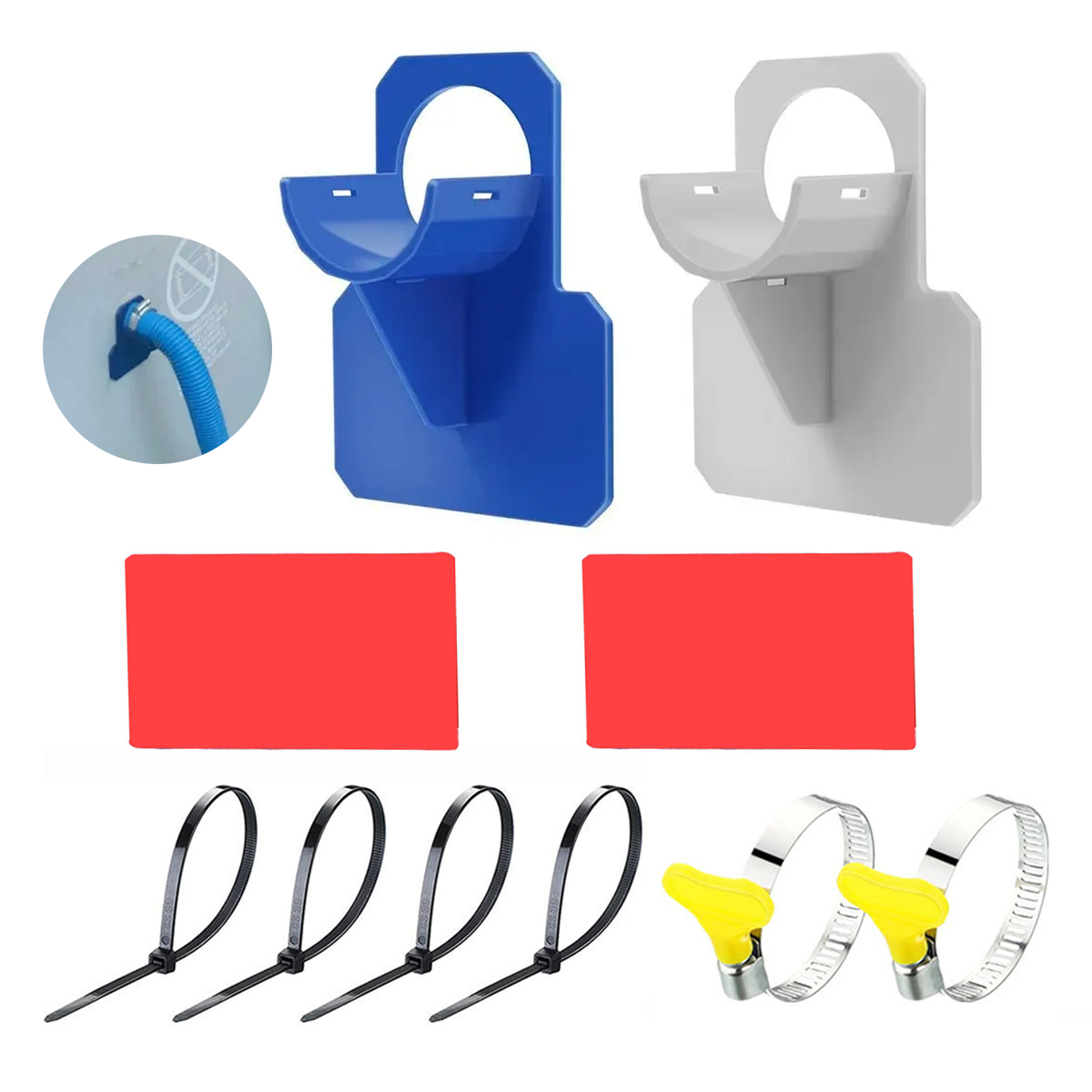 1 Set Swimming Pool Pipe Fixin - Plastic Pipe Clip บทวิจารณ์และราคา