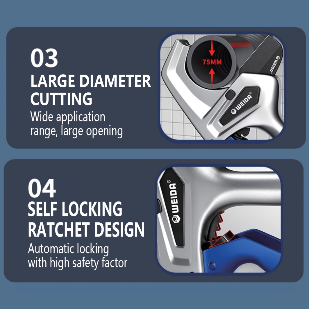 Industrial Grade Pipe Cutter 3 - Pipe Cutter Ratchet บทวิจารณ์และราคา