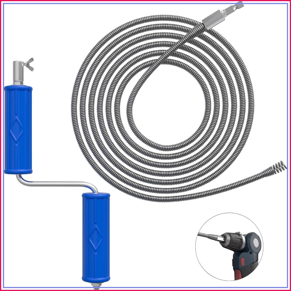 Drain Snake 16.4ft x 6mm Auto  - Drain Snake Flexible บทวิจารณ์และราคา