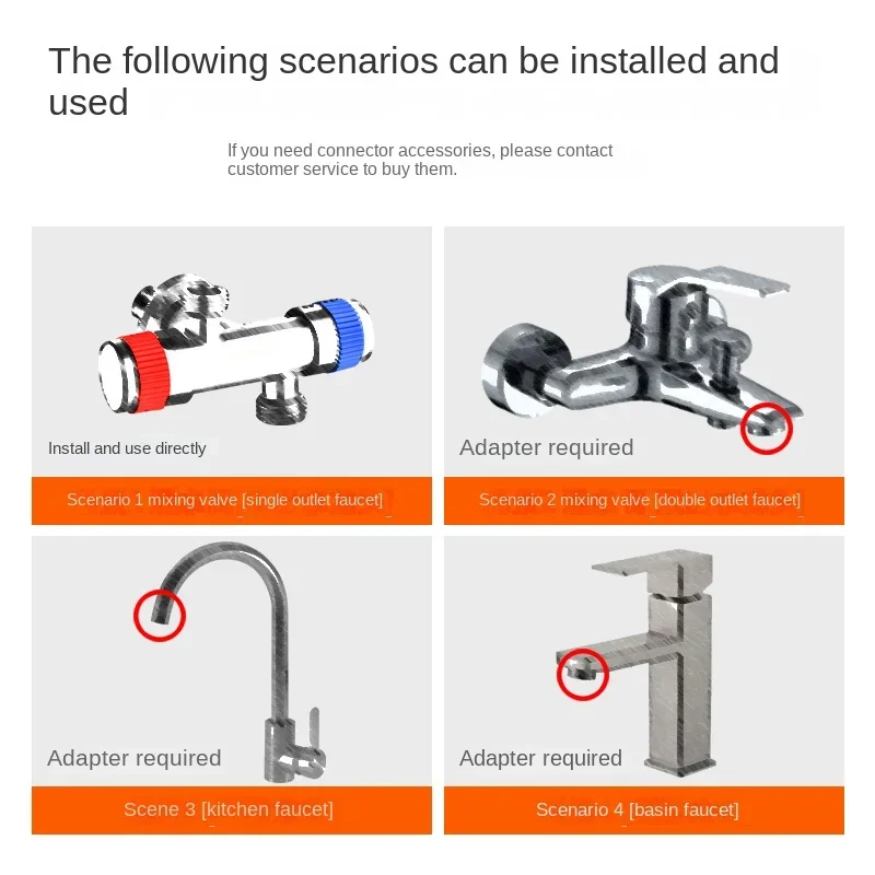 Adjustable 1/2 Inch Faucet Ext - Flexible Hose Braided บทวิจารณ์และราคา