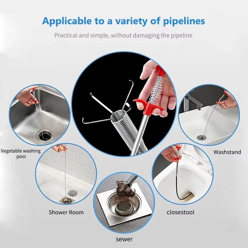 Flexible Spring Snake Drain Pi - Drain Snake Flexible บทวิจารณ์และราคา