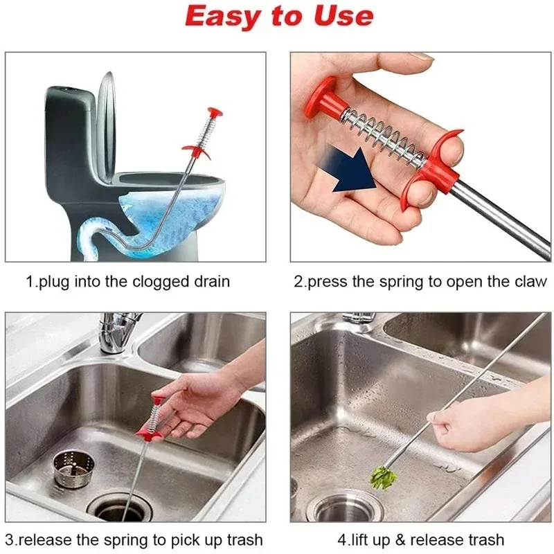 Flexible Spring Snake Drain Pi - Drain Snake Flexible บทวิจารณ์และราคา
